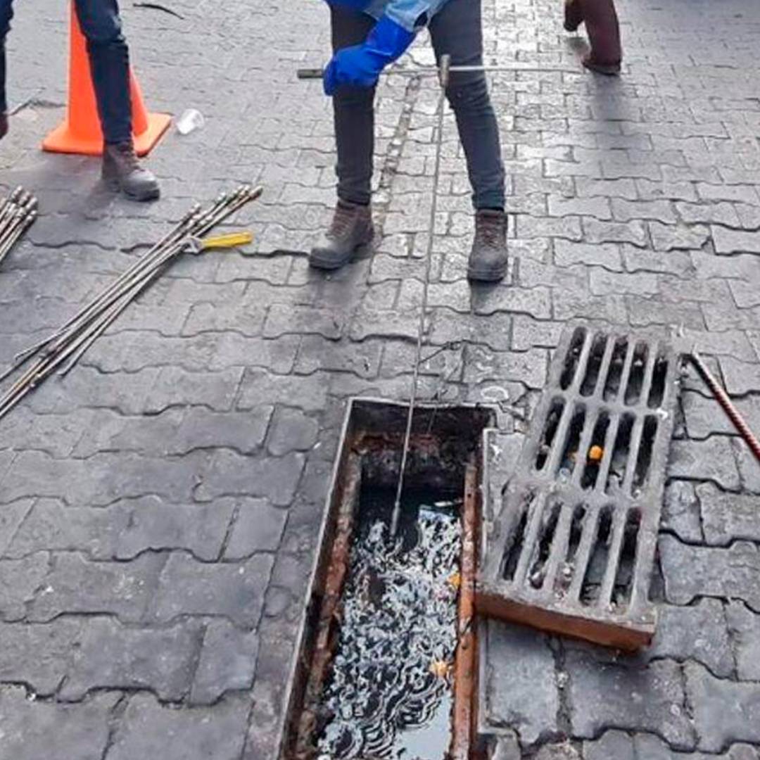 Ola marina para los manjoles